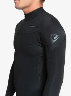 Quiksilver Wetsuits|4/3 Everyday Sessions Back Zip Wetsuit Black