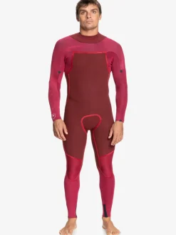 Quiksilver Wetsuits|4/3 Everyday Sessions Back Zip Wetsuit Black