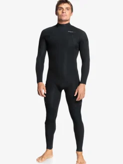 Quiksilver Wetsuits|3/2 Everyday Sessions Back Zip Wetsuit Black