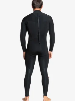 Quiksilver Wetsuits|4/3 Everyday Sessions Back-Zip Wetsuit Black