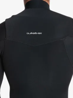 Quiksilver Wetsuits|4/3 Everyday Sessions Chest Zip Wetsuit Black