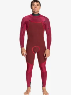 Quiksilver Wetsuits|4/3 Everyday Sessions Chest Zip Wetsuit Black