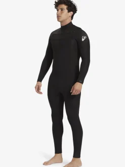 Quiksilver Wetsuits|4/3 Everyday Sessions Chest-Zip Wetsuit Black