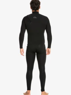 Quiksilver Wetsuits|4/3 Highline Chest Zip Wetsuit Black