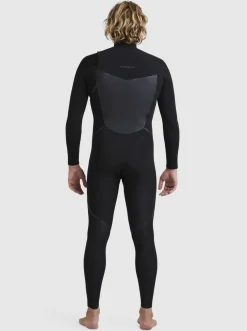 Quiksilver Wetsuits|3/2 Marathon Sessions Chest-Zip Wetsuit Black