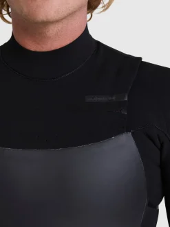 Quiksilver Wetsuits|3/2 Marathon Sessions Chest-Zip Wetsuit Black