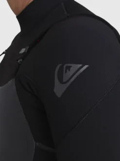 Quiksilver Wetsuits|3/2 Marathon Sessions Chest-Zip Wetsuit Black
