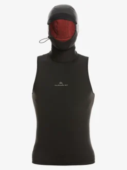 Quiksilver Wetsuits|2/2 Marathon Sessions Hooded Wetsuit Vest Black