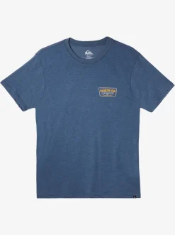 Quiksilver Tees|Adrenaline Spike Mod T-Shirt Dark Denim Heather