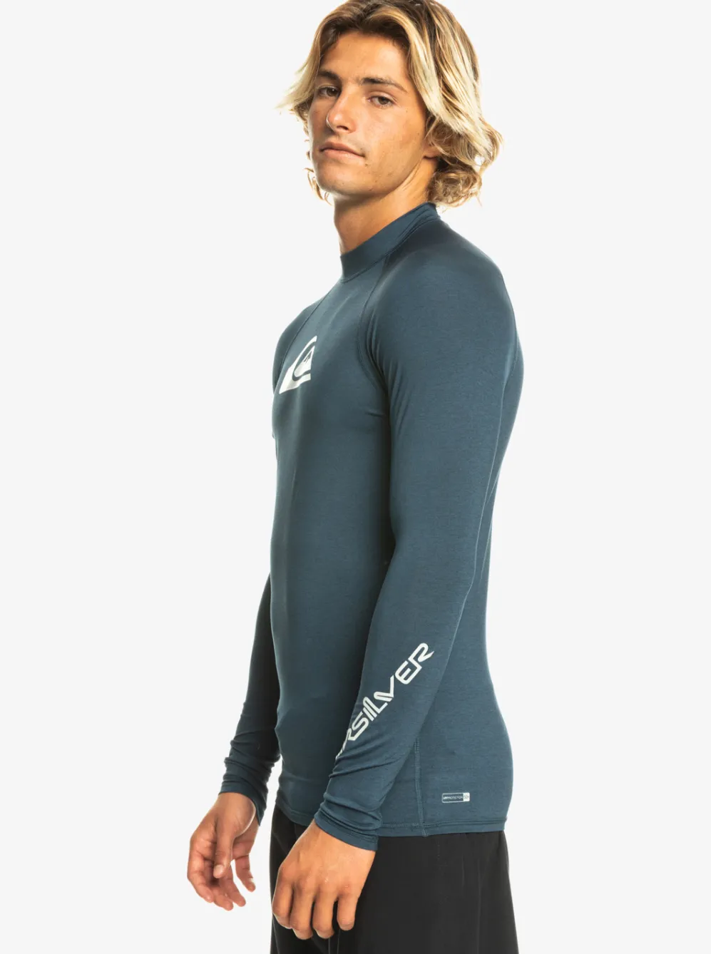 Quiksilver Rashguards|All Time Long Sleeve Upf 50 Rashguard Navy Blazer Heather