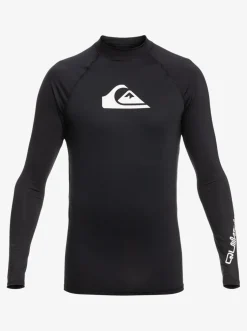 Quiksilver Rashguards|All Time Long Sleeve Upf 50 Rashguard Black