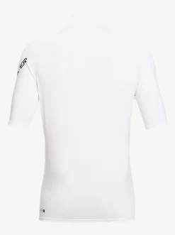 Quiksilver Rashguards|All Time Short Sleeve Upf 50 Rashguard White