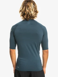 Quiksilver Rashguards|All Time Short Sleeve Upf 50 Rashguard Navy Blazer Heather