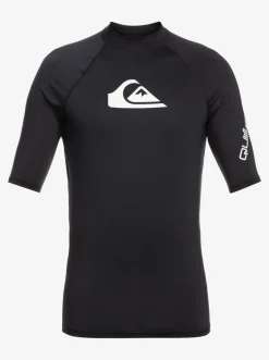 Quiksilver Rashguards|All Time Short Sleeve Upf 50 Rashguard Black