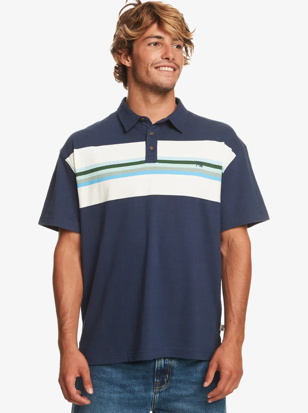 Quiksilver Shirts & Polos|Alloy Days Short Sleeve Polo Shirt Alloy Days Naval Academy