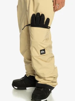 Quiksilver Snow Pants|Altostratus Street Shell 2L Gore-Tex® Snow Bib Pants Pale Khaki