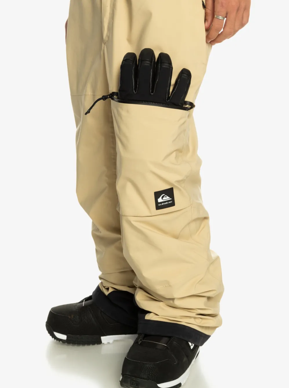 Quiksilver Snow Pants|Altostratus Street Shell 2L Gore-Tex® Snow Bib Pants Pale Khaki