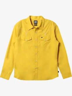 Quiksilver Shirts & Polos|Andy Y Andy Cowboy Shirt Oil Yellow