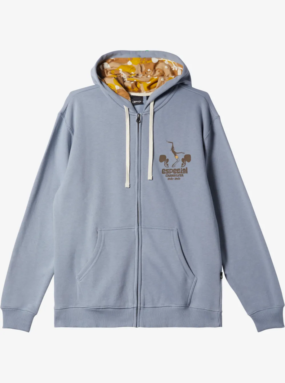 Quiksilver Sweatshirts & Hoodies|Andy Y Andy Zip-Up Hoodie Blue Shadow