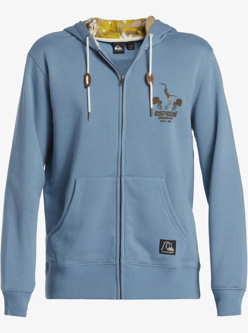Quiksilver Sweatshirts & Hoodies|Andy Y Andy Zip-Up Hoodie Blue Shadow