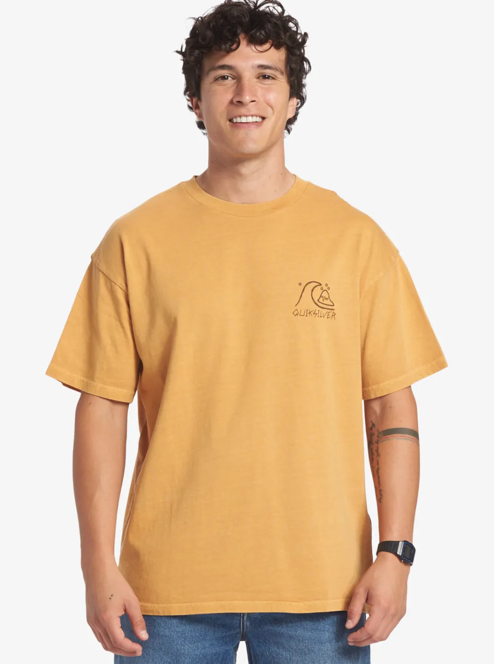 Quiksilver Tees|Bag Of Sun Mnd T-Shirt Mustard