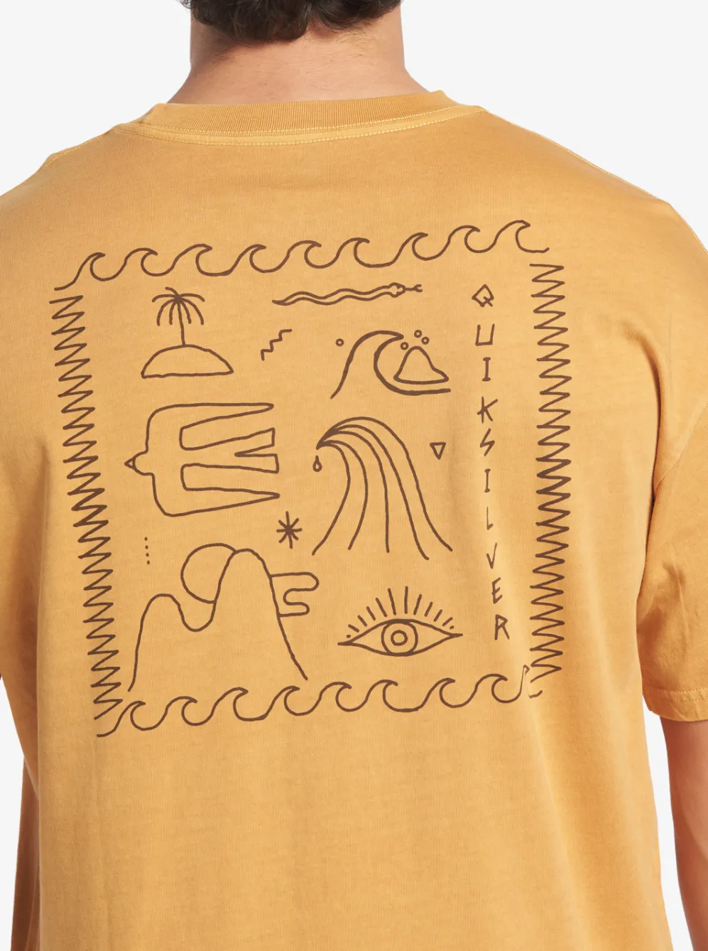 Quiksilver Tees|Bag Of Sun Mnd T-Shirt Mustard