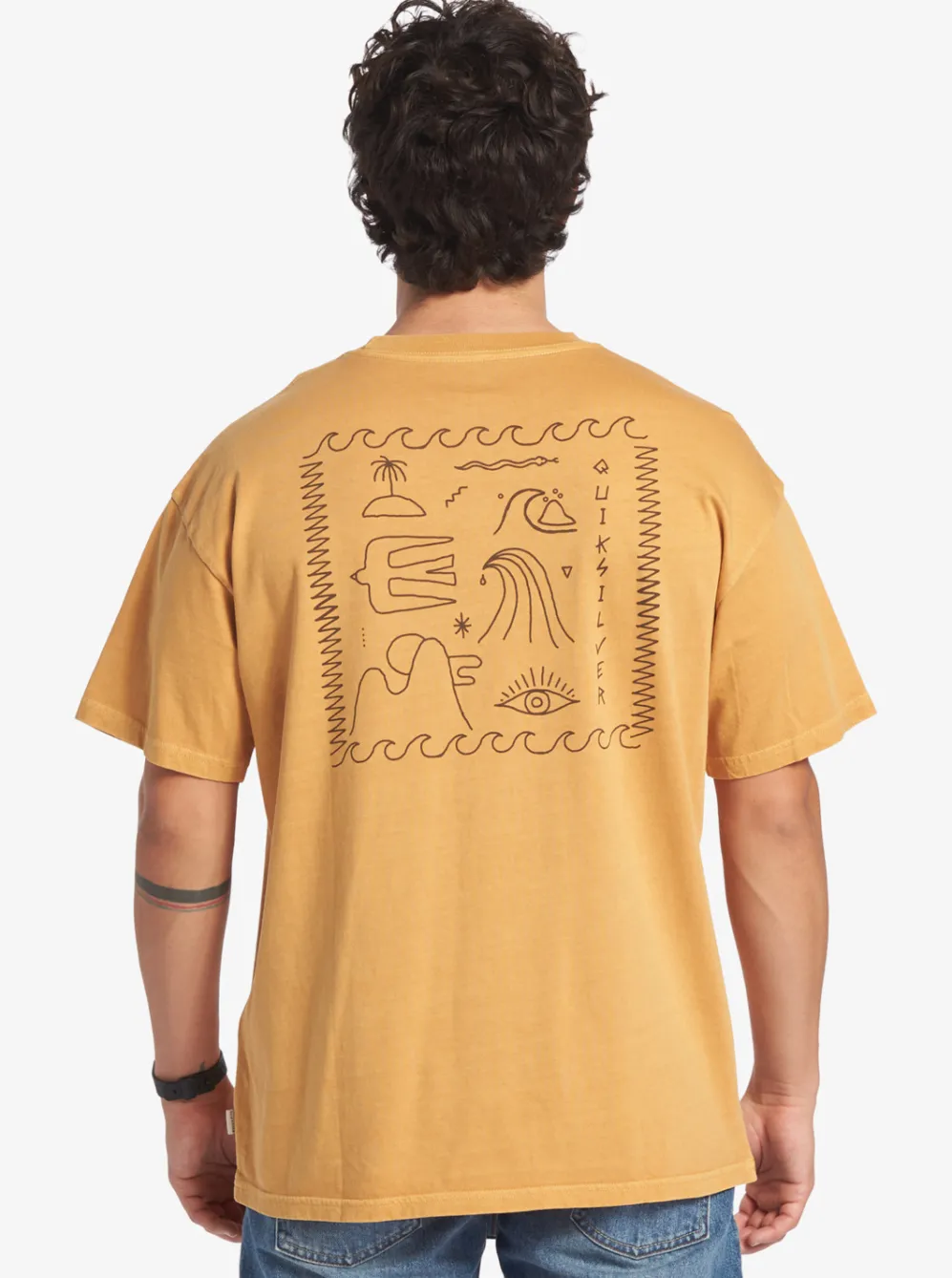 Quiksilver Tees|Bag Of Sun Mnd T-Shirt Mustard