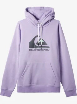 Quiksilver Sweatshirts & Hoodies|Big Logo Pullover Hoodie Purple Rose