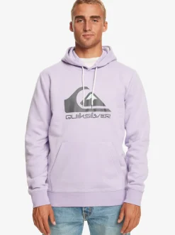 Quiksilver Sweatshirts & Hoodies|Big Logo Pullover Hoodie Purple Rose