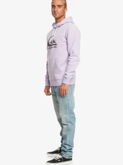 Quiksilver Sweatshirts & Hoodies|Big Logo Pullover Hoodie Purple Rose