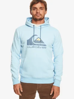 Quiksilver Sweatshirts & Hoodies|Big Logo Pullover Hoodie Clear Sky