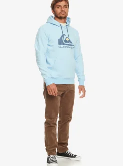 Quiksilver Sweatshirts & Hoodies|Big Logo Pullover Hoodie Clear Sky