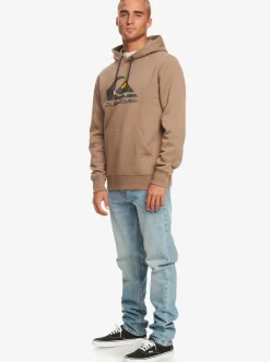 Quiksilver Sweatshirts & Hoodies|Big Logo Pullover Hoodie Fossil