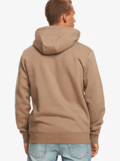 Quiksilver Sweatshirts & Hoodies|Big Logo Pullover Hoodie Fossil