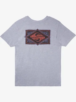 Quiksilver Tees|Black Flash T-Shirt Athletic Heather