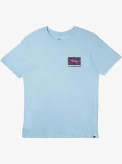 Quiksilver Tees|Black Flash T-Shirt Clear Sky