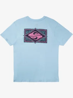 Quiksilver Tees|Black Flash T-Shirt Clear Sky