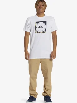 Quiksilver Tees|Boardshort Linked T-Shirt White