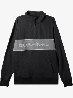Quiksilver Sweatshirts & Hoodies|Bold Omni Half-Zip Sweatshirt Black Heather