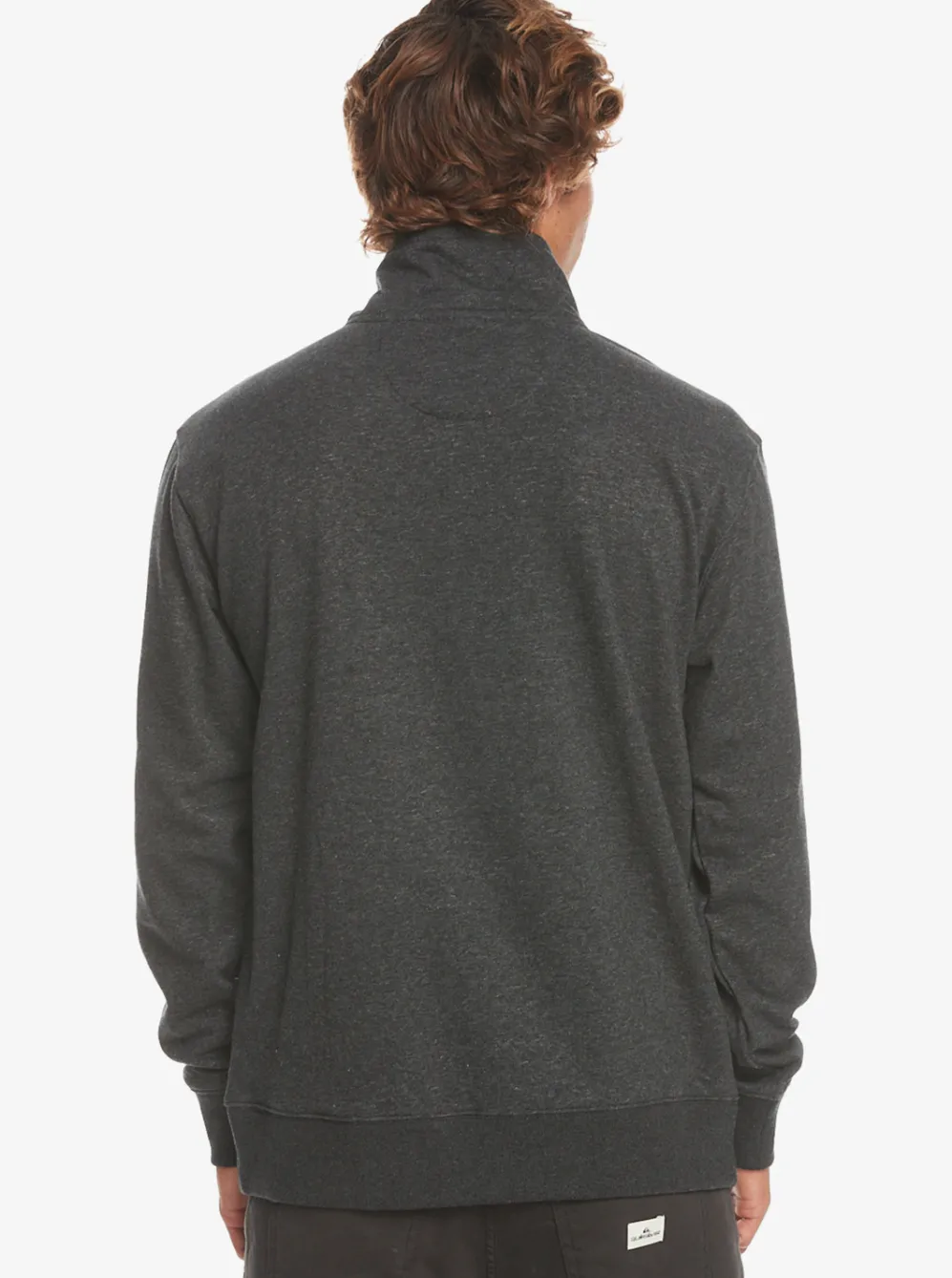 Quiksilver Sweatshirts & Hoodies|Bold Omni Half-Zip Sweatshirt Black Heather