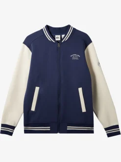 Quiksilver Sweatshirts & Hoodies|Bomber Zip-Up Fleece Naval Academy