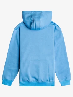 Quiksilver Jackets|Boy'S 8-16 Big Logo Fleece Top Azure Blue
