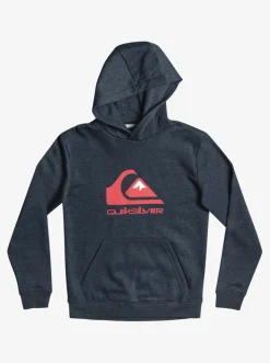 Quiksilver Jackets|Boy'S 8-16 Big Logo Fleece Top Navy Blazer Heather