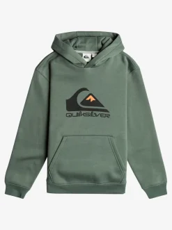 Quiksilver Jackets|Boy'S 8-16 Big Logo Fleece Top Laurel Wreath