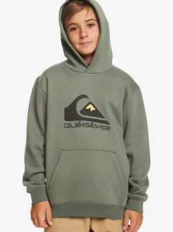 Quiksilver Jackets|Boy'S 8-16 Big Logo Fleece Top Laurel Wreath