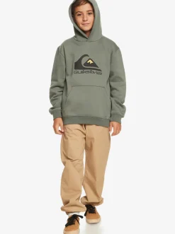 Quiksilver Jackets|Boy'S 8-16 Big Logo Fleece Top Laurel Wreath