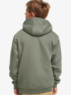 Quiksilver Jackets|Boy'S 8-16 Big Logo Fleece Top Laurel Wreath