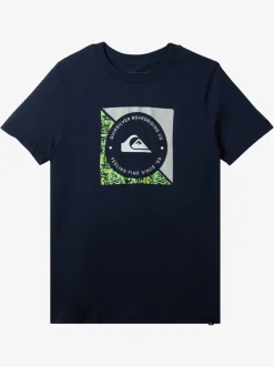 Quiksilver Tees|Boy'S 8-16 Boardshort Linked T-Shirt Navy Blazer