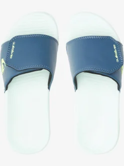 Quiksilver Sandals|Boy'S 8-16 Bright Coast Glow Slide Sandals Green 1