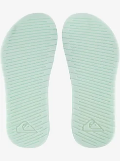 Quiksilver Sandals|Boy'S 8-16 Bright Coast Glow Slide Sandals Green 1
